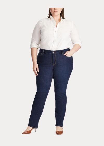 Women's Ralph Lauren Modern Straight Curvy Jeans | 034817PZJ